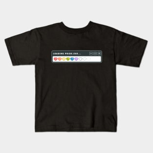 Loading Pride.exe... Kids T-Shirt